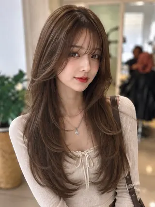 ロング カラー 金子 直樹のヘアスタイル