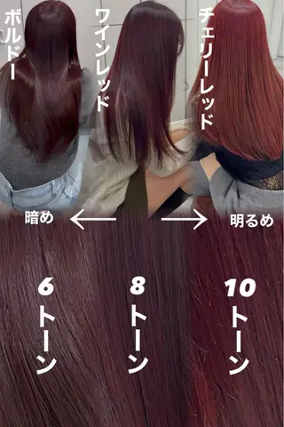ロング カラー 🍒暖色🍒ブリーチ なしカラー/たくみ。のヘアスタイル