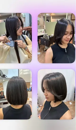 ショート 天王寺区🌟大好評バ ッサリ◎美髪改善矯正のヘアスタイル