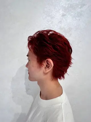 カラー 武藤 豊のヘアスタイル