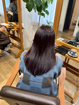 ロング カラー RINNO🌷透明感 カラー/髪質改善のヘアスタイル