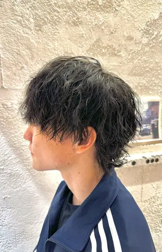 ミディアム メンズ 池口 直希のヘアスタイル