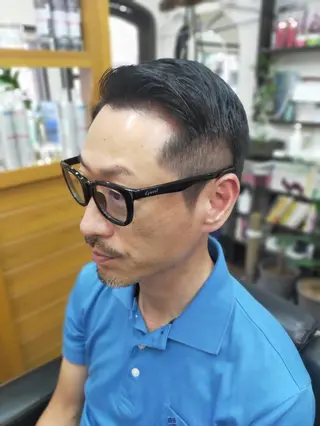 ショート メンズ 男を磨く Barber オオキのヘアスタイル