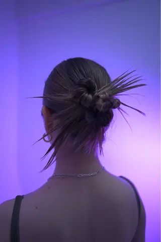 セミロング ヘアアレンジ 佐野 えり奈のヘアスタイル