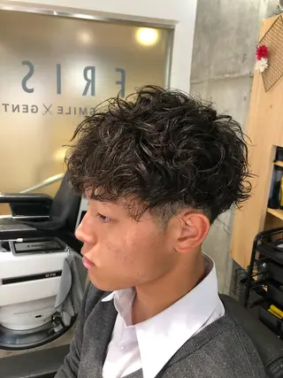 ショート パーマ メンズ rilune matsuoのヘアスタイル