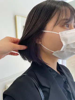ロング 暖色🎀ゆるふわ☁️ MOERI 🍒のヘアスタイル