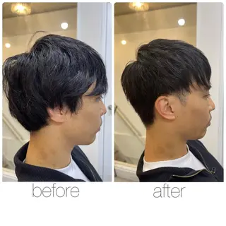 ショート メンズ 尾野 雅斗のヘアスタイル