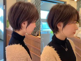 ショート 縮毛矯正/レイヤー taiga🧡のヘアスタイル