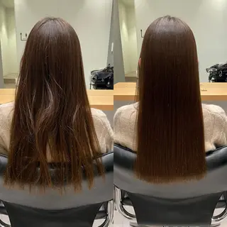 セミロング 髪質改善ヘアケア 艶髪特化/上田のヘアスタイル