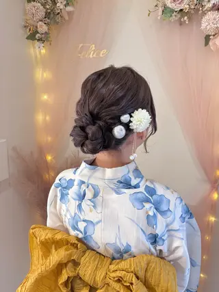 ヘアアレンジ 参列♡デートゆるふわ ヘアメイク🎀みゆうのヘアスタイル