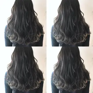セミロング カラー 【ツヤ髪カラー】本郷 星音のヘアスタイル