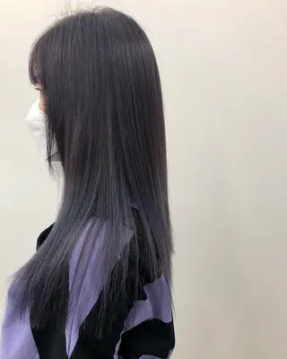 ロング カラー KEPKA ヤマグチ 天神 今泉のヘアスタイル