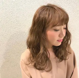 ロング カラー ヘアアレンジ ショート/ボブ/ パーマ/TOMOMIのヘアスタイル