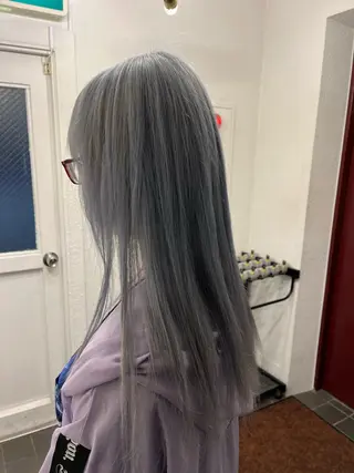 ロング 🍐縮毛矯正/骨格 カット/脇 真也🍐のヘアスタイル