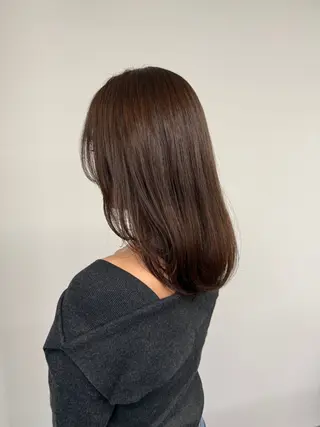 セミロング カラー KNOWHOW/思川 阿耶のヘアスタイル