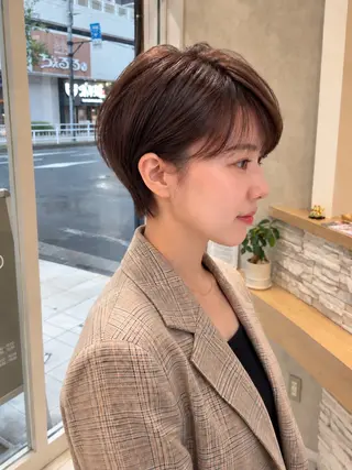 ショート 髪質改善/縮毛矯正 /レイヤーカット岡部のヘアスタイル