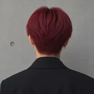 カラー メンズ メンズ特化カットパー マカラー坂田柊のヘアスタイル