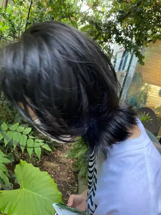 ミディアム カラー Moca 〰️のヘアスタイル