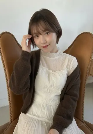 ミディアム カラー 成城美容室 YOSHIMURAのヘアスタイル