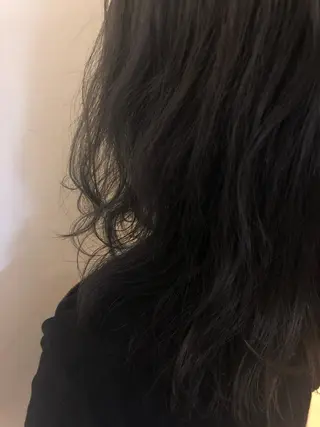 セミロング カラー パーマ 韓国hair ·͜· watanabeのヘアスタイル