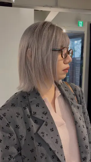 ミディアム カラー 村田 りょうやのヘアスタイル