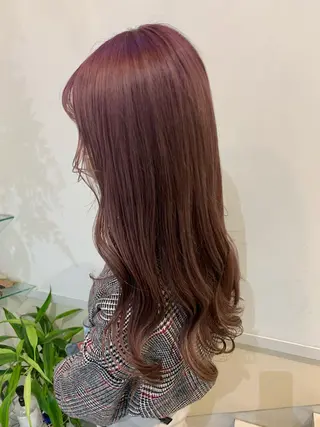 ロング カラー 透けるbrown カラー🎗♡yukaのヘアスタイル