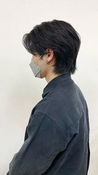 パーマ メンズ もりたみかこ 美容師お休み中のヘアスタイル