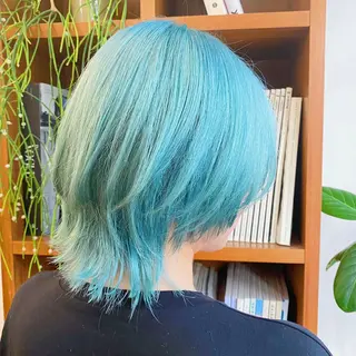 ショート カラー 似合わせレイヤー/ ケアパーマ/高倉のヘアスタイル