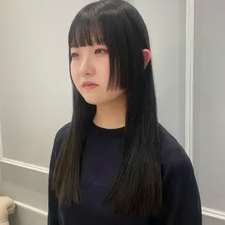 ロング カラー 🩶赤み消しカラー 🐈⬛荻野美思🐾のヘアスタイル