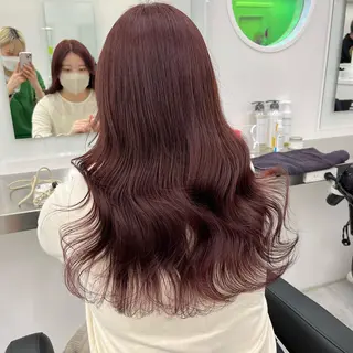 ロング 🍒韓国暖色ヘア NO.1🍒🪽のヘアスタイル