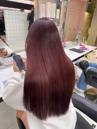 カラー girlな暖色ヘア 🪽🫧ハルナ🎀のヘアスタイル