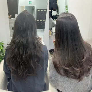 ロング パーマ ✨大人韓国レイヤー ✨吉原 潤✨のヘアスタイル