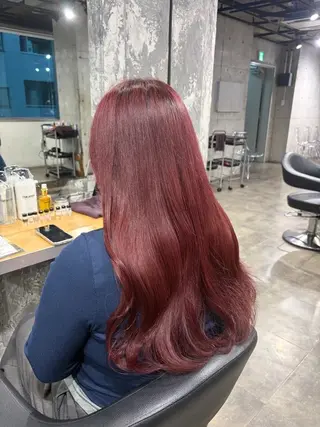 ロング みいな🍒 暖色カラー/レイヤーのヘアスタイル
