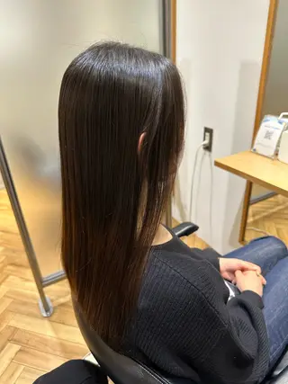 ロング 織田 ゆみのヘアスタイル