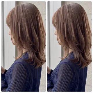 セミロング トリートメント モデル募集中🫧青木のヘアスタイル