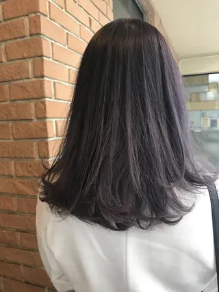 セミロング カラー パーマ ヘアアレンジ メンズ キッズ ネイル マツエク・マツパ サロンドミルク 渋谷高比良のヘアスタイル