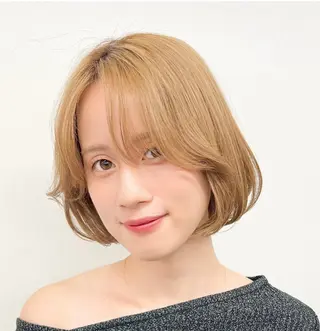 ショート 🩵韓国レイヤー│ ボブ│愛華🪽のヘアスタイル