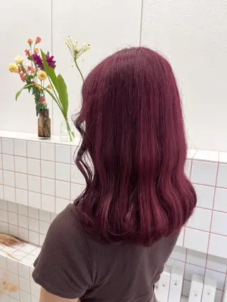 セミロング カラー 暖色カラー／ ヘアセット🌛櫻井舞のヘアスタイル