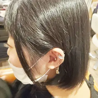 ショート カラー spa hair ark 富井直美のヘアスタイル