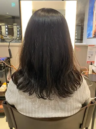 セミロング unopulir 景山 凌のヘアスタイル