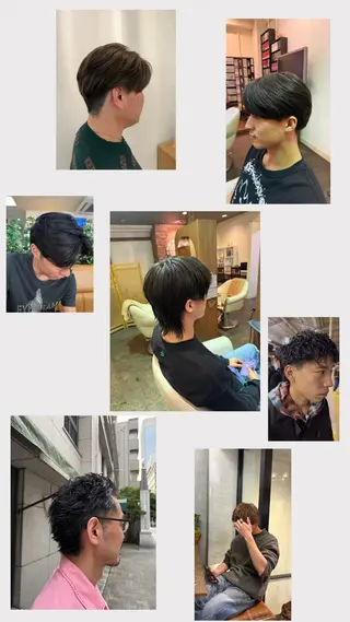 メンズ 大川 陽向のヘアスタイル