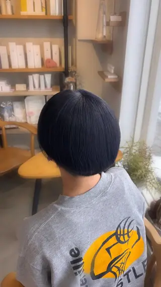 ショート 🎀暖色カラー🎀 airi♡のヘアスタイル