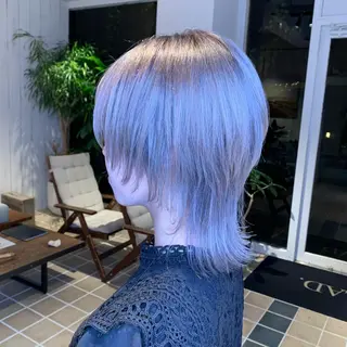 ミディアム カラー 【ロングウルフカット 姫カット】伊藤裕哉のヘアスタイル