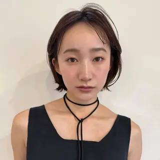 ミディアム カラー ショートカット kyokaのヘアスタイル