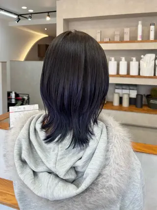 ミディアム 豊橋ブリーチ/似合わ せカット/SHIHOのヘアスタイル