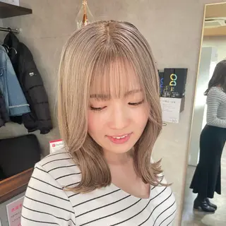 ミディアム レイヤー♡ຼ ボブ/renaのヘアスタイル