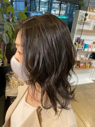 ミディアム カラー 合志宗真/店長 /新規指名No.1のヘアスタイル