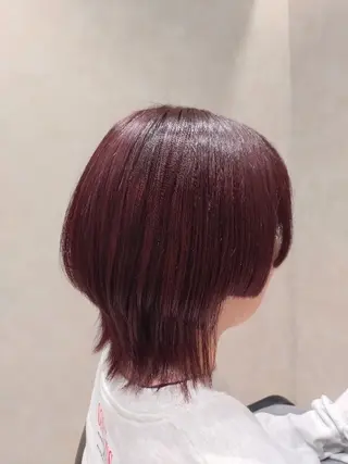 ミディアム カラー シオリ/toki ✂️ショート専門店のヘアスタイル