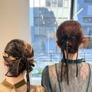 ヘアアレンジ あさひ かなのヘアスタイル