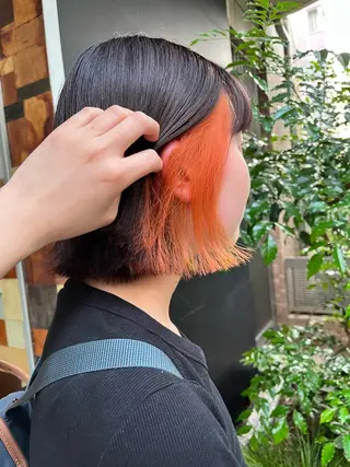ミディアム カラー i sのヘアスタイル
